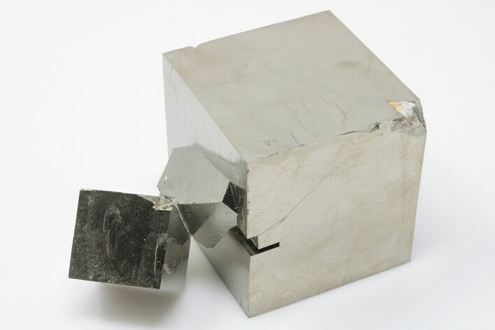 Shiny, Natural Pyrite Cube Cluster - Spain #196790